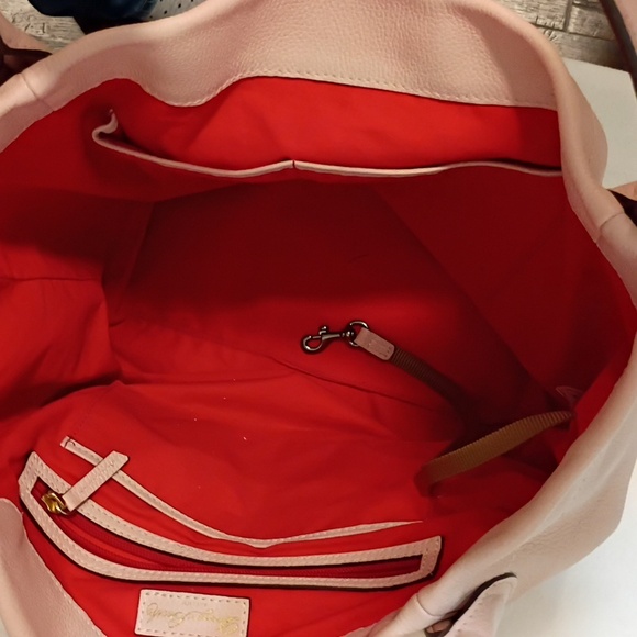 Dooney Bourke Large Logo Lock Shoulder Tote Blush Pink - Picture 16 of 16